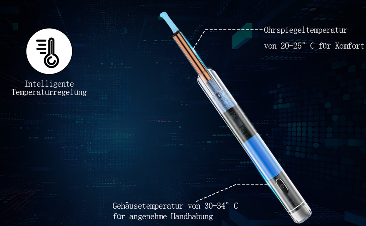 Ohrenreiniger Ohrenschmalz Entferner Otoskop | 1920P Wifi Ohrreiniger Kamera mit 6 LEDs | Ohrkamera 10mm Brennweite | Ohr Endoskop Ohren Reinigung Ohrspiegel für Android/IOS/Harmony OS